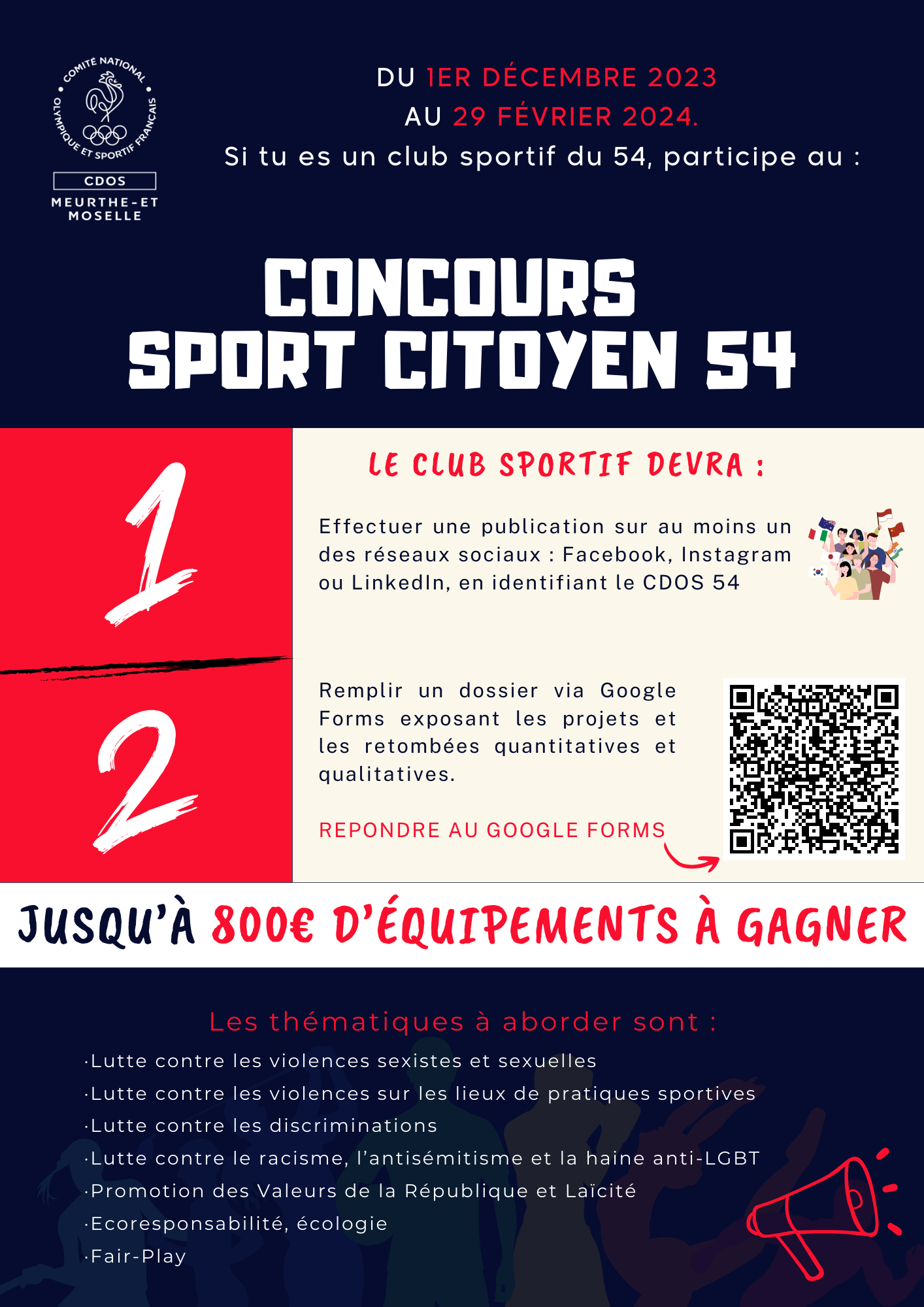 Concours sport citoyen 54